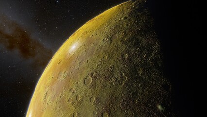 planets and galaxy, science fiction wallpaper. beauty of deep space. billions of galaxy in the unive
