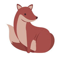 Sticker - fox winter animal