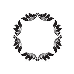 Frame, in the style of an ornament, Vector illustration eps 10, Art.	