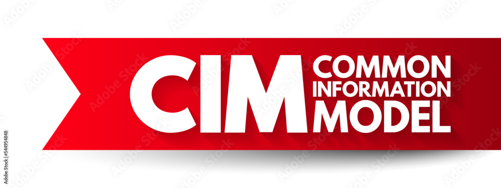 CIM Common Information Model - open standard that defines how managed ...