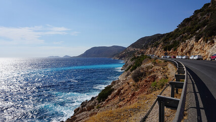 Wall Mural - A Beautiful Bay between Kas Finike road