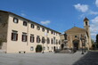 Piazza Sant'Agostino and Chiesa dell'Annunziata in Bagnoregio, Italy