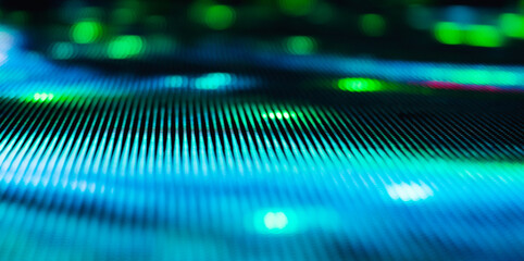 Wall Mural - led blurred screen abstract