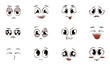 © DAVIDS - Set of different face expression avatars Vector