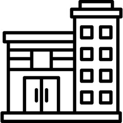 Wall Mural - Office Building Icon