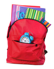 Sticker - Colorful classic stylish school backpacks