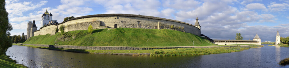 Wall Mural - The Old Russian Pskov Kremlin