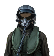 Wall Mural - clothing for pilots or pilots suit on transparent background