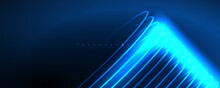 Techno Neon Wave Lines, Dynamic Electric Motion, Speed Concept. Templates For Wallpaper, Banner, Background, Landing Page, Wall Art, Invitation, Prints