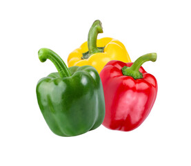 Wall Mural - Peppers isolated on transparent png