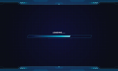 Game loading on monitor technology concept design