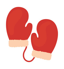 Poster - christmas gloves icon