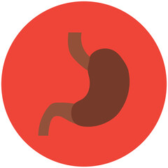 Poster - Stomach Vector Illustration