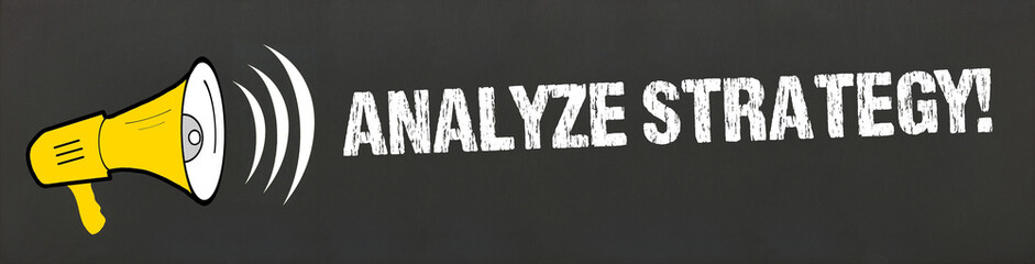 Fototapete - Analyze Strategy!	