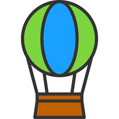 Poster - Hot Air Balloon Icon