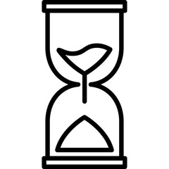 Canvas Print - Hourglass Icon