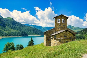 Leinwandbilder - Scenic View Of Lake Against Sky
