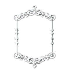 Frame, in the style of an ornament, Vector illustration eps 10, Art.	