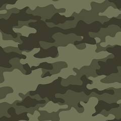 Poster - Seamless military camouflage. Vector design for textile and vinyl prints. Vector image.