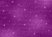 Purple Snow Flake Pattern Wallpaper Design