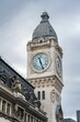Paris, the clock of the gare de Lyon