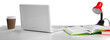 © BillionPhotos.com - Workspace office desk. Coffee and laptop computer with office supplies