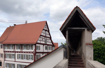 Poster - Stadtmauer in Noerdlingen