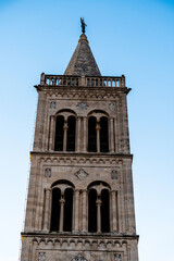 Wall Mural - Bell tower of St. Anastasia Cathedral. Zadar, Croatia.