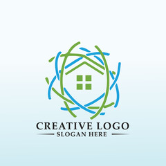 Logo for a real estate investment company