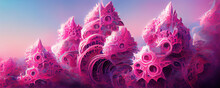 Abstract, Fractals, Techno, Background, Textures, Banners, Patterns, Shapes, Pink