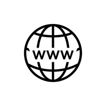 Globe With Www Related To Internet