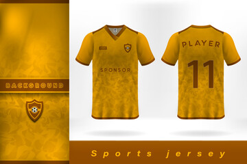 Wall Mural - Sports jersey uniform template design collection
