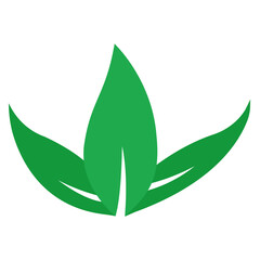 Sticker - nature green leaf icon