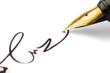 © BillionPhotos.com - Vintage pen with Business signature