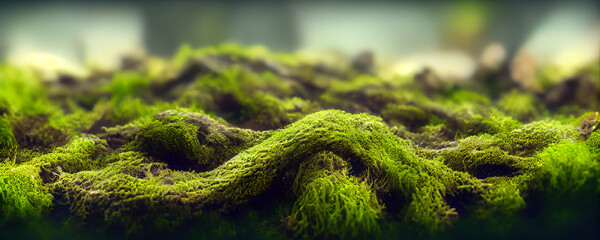 Canvas Print - grass in the morning