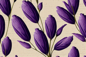 Poster - iris flower background