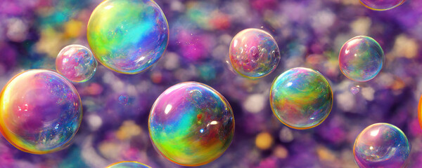 Poster - bubbles