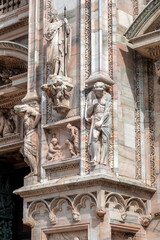 Wall Mural - Duomo di Milano, The Milan Cathedral in Milan, Lombardy, Italy