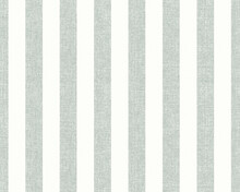 Seamless French Farmhouse Stripe Pattern. Provence Green White Linen Woven Texture. Shabby Chic Style Weave Stitch Background. Doodle Line Country Kitchen Decor Wallpaper. 