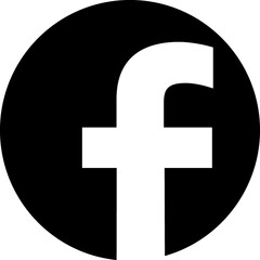 facebook concept app glyph sign