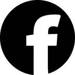 facebook concept app glyph sign