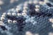 © Milou Dirks - abstract closeup macro of texture of woolen knitted blue sweater