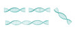 © Cute2u - Cute gene DNA illustration set 01