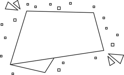 Wall Mural - Geometric discount frame