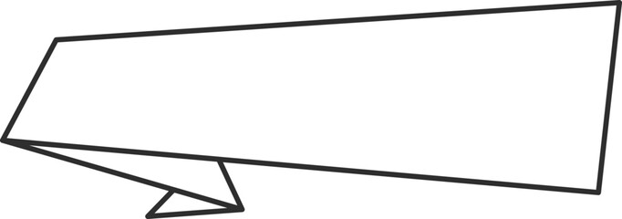 Wall Mural - Outline promo badge