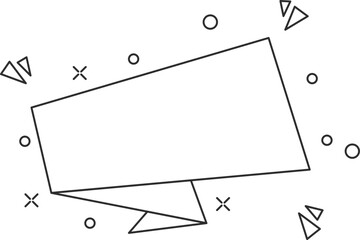 Wall Mural - Outline sale ribbon