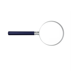 magnifying glass isolated