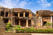 Archeological ruins of Udayagiri Caves built during the 1st century BCE at Bhubaneswar, Odisha India