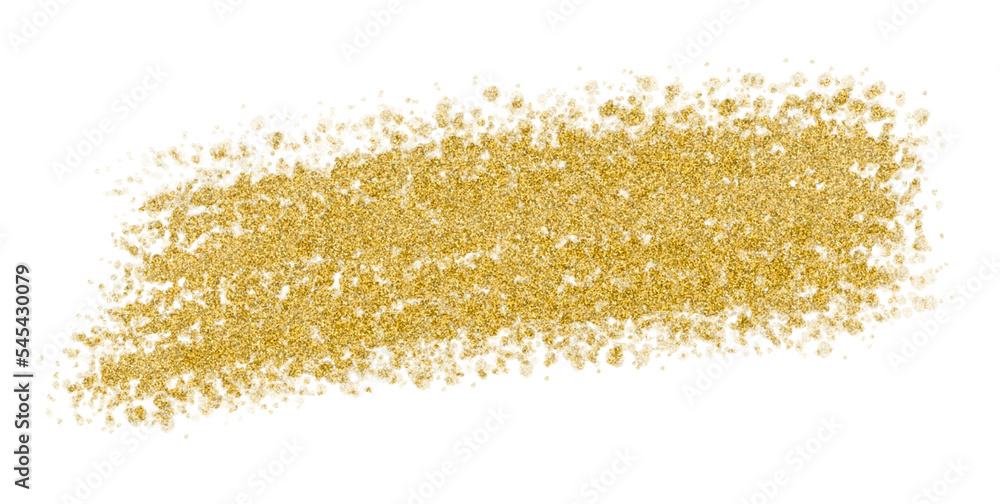 Gold Glitter Brush Stroke, Banner Stock Illustration | Adobe Stock