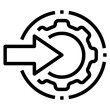 input outline style icon